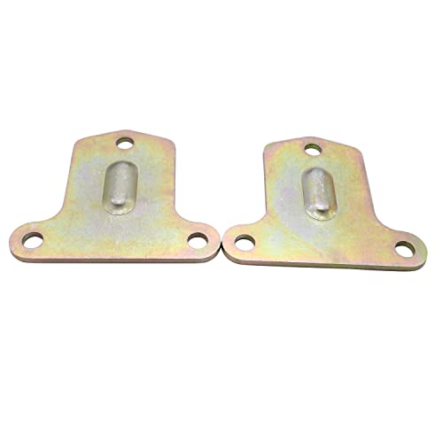 1 Pair SHLPDFM Red Polyurethane Motor Mounts Engine zinc Plated Steel 3990914 3960768 6258154 Comptible with Small Big Block Chevy SBC BBC 350 454