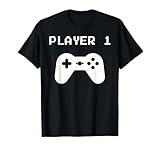 Player 1 & 2 Matching Shirts for Video Gamers