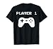 Player 1 & 2 Matching Shirts for Video Gamers