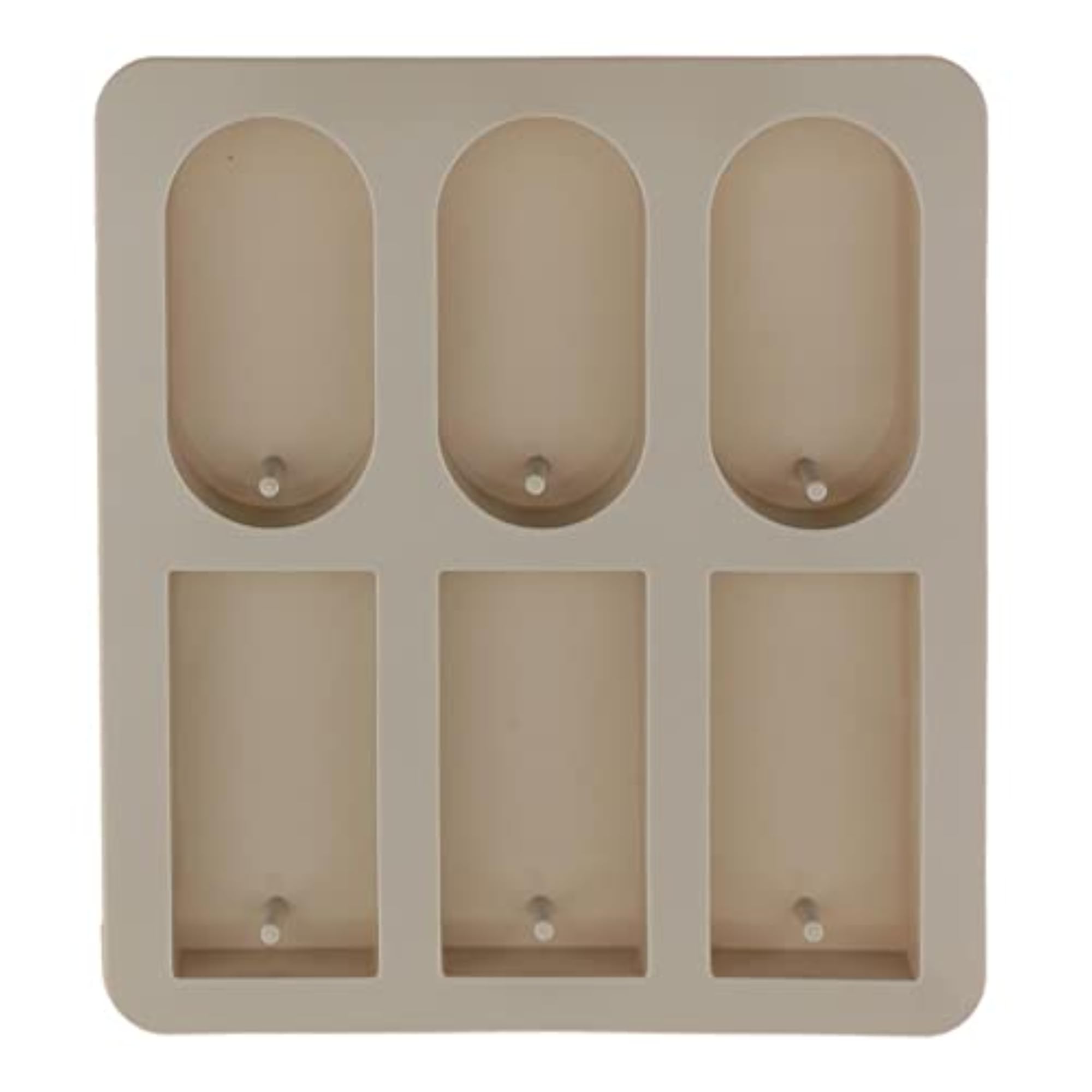 3x6 Cavity Silicone Aroma Wax Tablet Mold for Candle Making