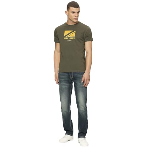 Image of Pepe Jeans Men T-Shirt|Cotton|Slim Fit