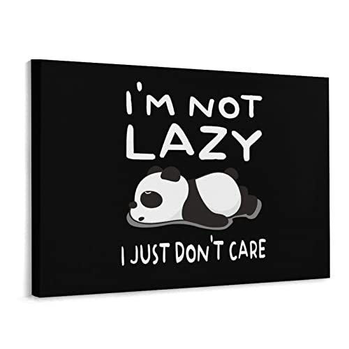 Cuadro en lienzo de panda de 30x40 cm, la solución para dar vida a paredes vacías y aburridas