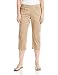 Lee Women's Petite Natural Fit Pull On Kennedy Capri Pant