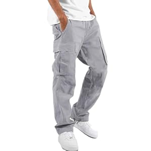 Mens Cargo Pants Casual Outdoor Hiking Pants for Men Athletic Joggers Sweatpants