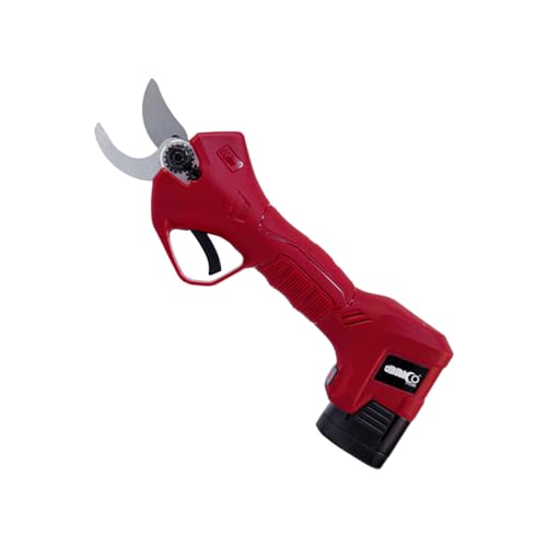 Bricoferr Tijera de Podar Eléctrica 350W con Batería 16.8V y Corte 25mm