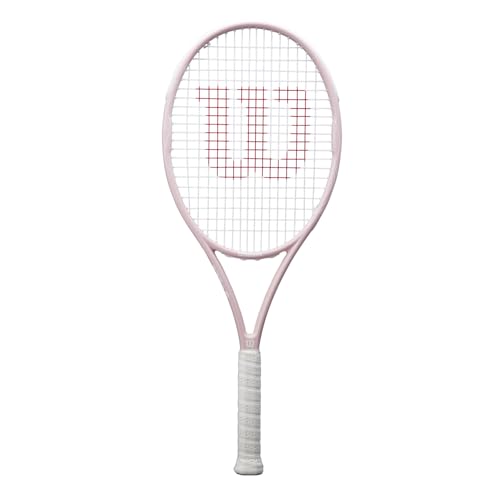 Wilson Intrigue SE 105 Adult Tennis Racket - Grip Size 2-4 1/4', Strung with Sensation 16 Natural at Mid Range Tension