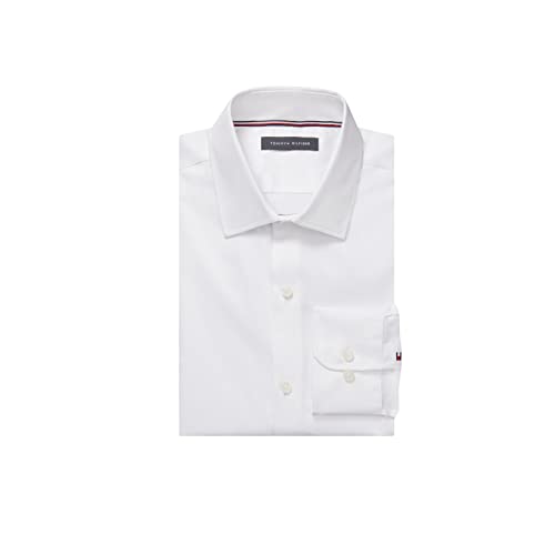 Tommy Hilfiger Mens Flex Stretch Button Down Dress Shirt