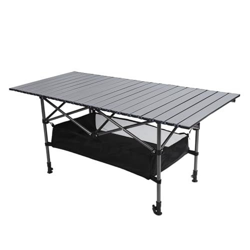 Table de gril pliante réglable en acier au carbone pour extérieur - 2