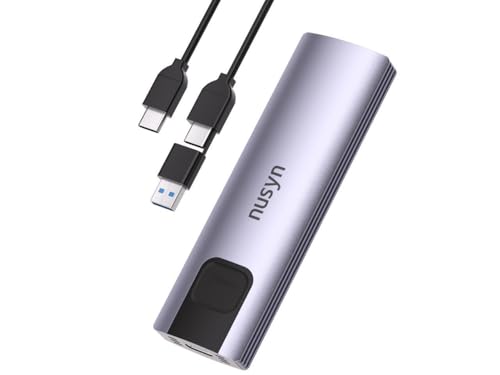 NSE20 10Gbps M.2 NVMe/SATA SSD Enclosure USB-C miniatura 1
