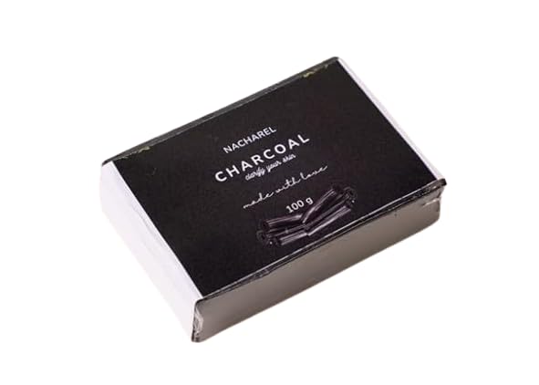 Image of Charcoal Soap | Pure & Gentle Bathing Bar for Glowing Skin | Rejuvenate & Antioxidant Soaps for Men & Women | Deep Nourishing Cleansing Bar | Soap for All Skin Types | Pack Of 1