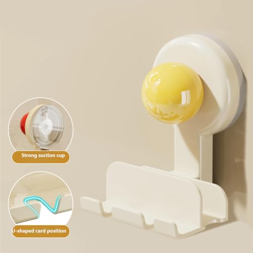 Organizador de Pared para Fregadero de Cocina con Ventosa, Canasta Abierta con Ganchos, Soporte de ABS para Baño y Cocina miniatura 6