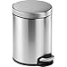 Produktbild Durable Treteimer Edelstahl Rund 5 5 Liter silber metallic glänzend