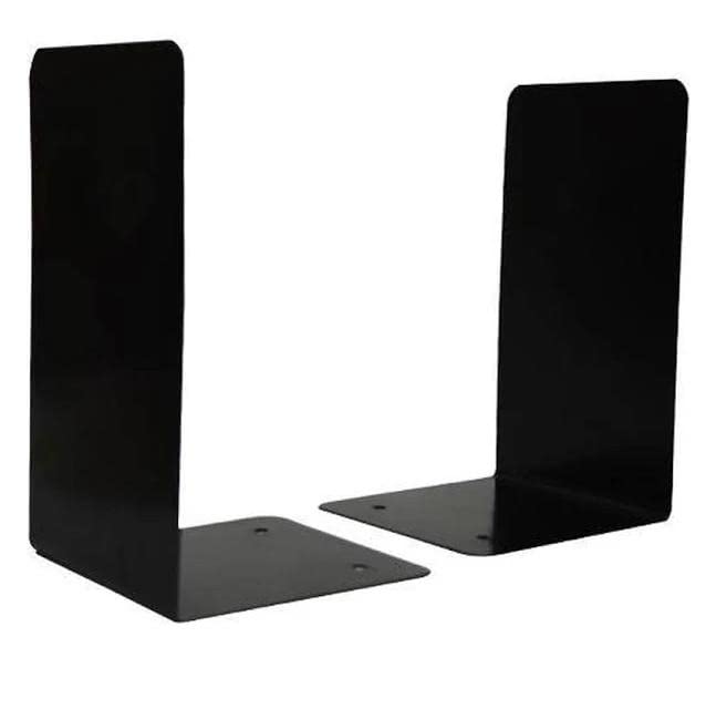 FOXCUP Aparador de Livros, Kit com 5 Pares, Cavia, Metal, Preto