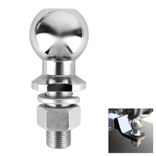 Anhängerkupplungskugel 50mm 3.5t Kugelkopfbolzen Gerade Ackerschiene Ø22mm Schraube Kugelkopf Ackerschiene Kugelkopf Für Ackerschiene Bis 3.5 Tonnen Ackerschiene Kupplungskugel