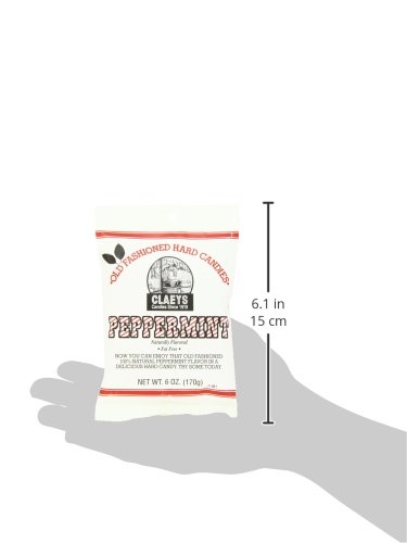 Claey's Natural Peppermint Drops, 6-Ounce Packages (Pack Of 12) #TOP2
