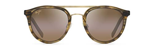 Maui Jim Sunny Days Cat-Eye Sunglasses, Honey Smoke/HCL Bronze Polarized, Small