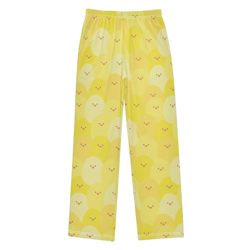Boys' Pants Farm Chiсken Long Bottoms Jogger Pants Elastic Waist Trousers with Pockets S-XL