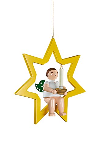 Ange dans l'étoile en bois pour raviver la magie des Noël d'enfance