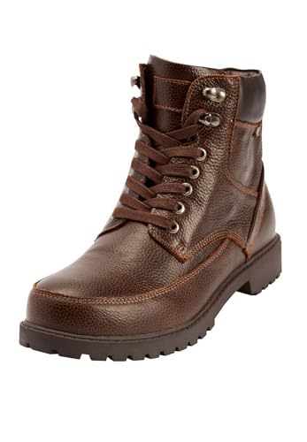 Boulder Creek by Kingsize Men's Wide Width Zip-Up Work Boots