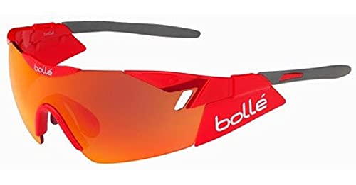 Bolle 6th Sense Sunglasses, Shiny Red/Gray, TNS Fire oleo AF