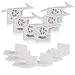 6 Pack Child Safety Drawer Locks - THAULANG Zero Gap Invisible Drawer Latches with Strong Adhesive，Easy Installation