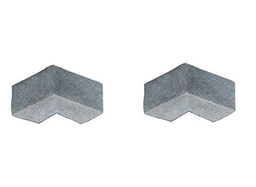 Wedi US5000007 Polyethylene Preformed Waterproofing Membrane Seamless Fleece Laminated Inside Corners 2 Pcs Pack