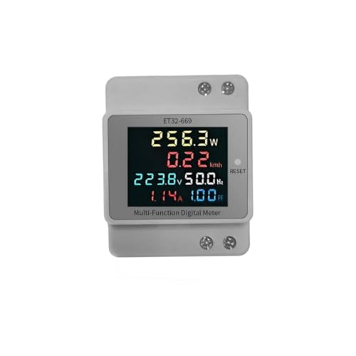 220VAC 45-65Hz Single Phase Energy Counter Meter Electric Voltage Current Power Frequency Meter Din Rail Energy Meter Watt Meter