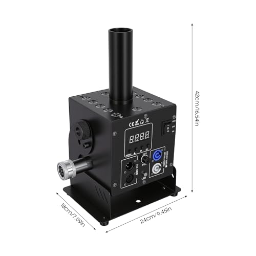 Máquina de niebla de CO2 ajustable de 260 W para Halloween, máquina de humo con efectos coloridos DMX512, ideal para fiestas, DJ, escenarios y eventos nupciales miniatura 2