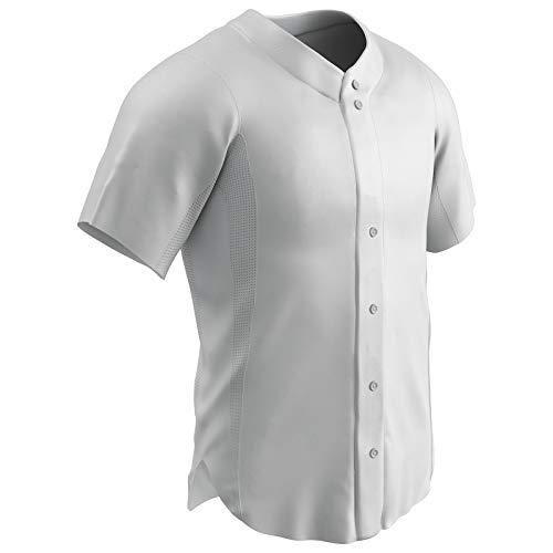 Maillot de baseball Champro Reliever boutons complets blanc jeunes taille S