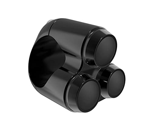 Triple Button Microswitch for One Inch Handlebar - Black