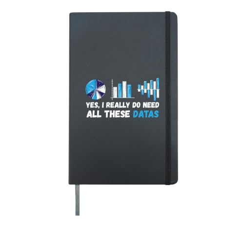 Data Analyst Data Collector Marker Scientist Analyst Hardcover Journal, Black