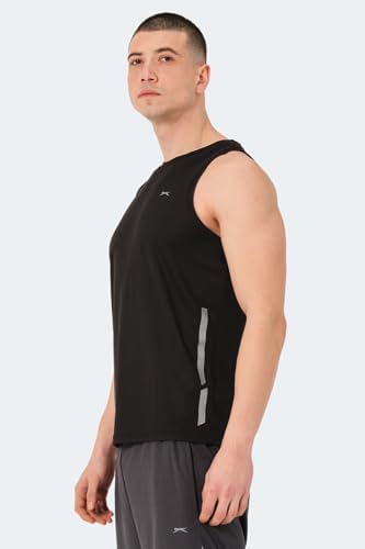 Slazenger VLADLEN Erkek Atlet, Siyah, S - Görsel 3