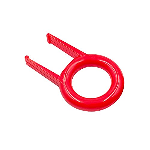Granvela Pack 2 Keycap and Key Remover Red Plastic Keycap and Key Puller for Mechanical Keyboard