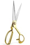 10" Sewing Scissors,Heavy Duty Tailor Scissors Shears for Fabric,Leather,Raw Materials,Dressingmakin