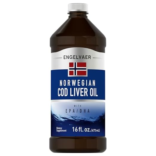 Piping Rock Cod Liver Oil Liquid 16 fl oz | with EPA DHA | Engelvaer Norwegian | Non-GMO, Gluten Free Supplement