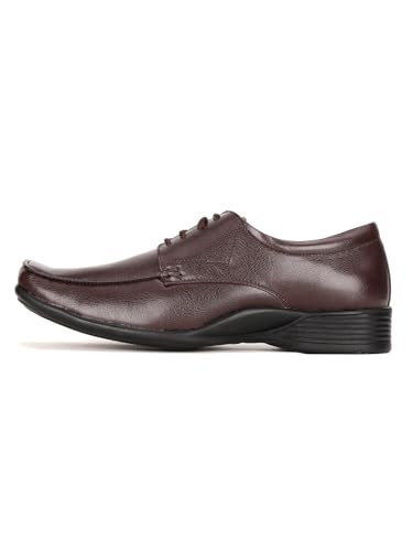 Image of Bata Men BOSS-Crude Black Formal Shoes