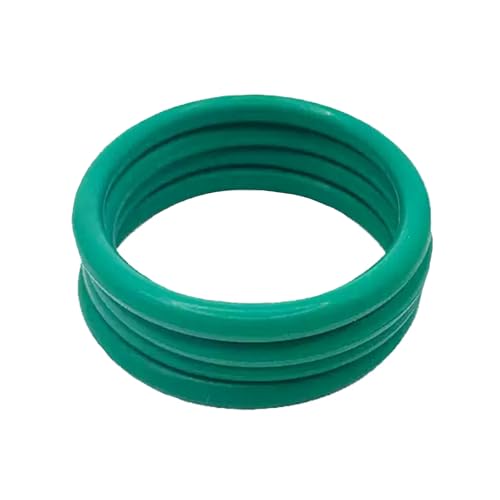 Joint torique FKM en caoutchouc fluoré, 3 mm X 71 mm, vert, 5 pièces