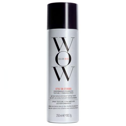 COLOR WOW Style on Steroids Performance Enhancing Texture Spray for Long-Lasting Volume, Style Hold, and Curl Support Without Dulling or Stickiness, 250ml
