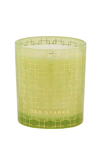 TED SPARKS, Demi - Ylang - Ylang Bamboo - Bougie parfumée dans un pot en verre - Cadeau pour femme...
