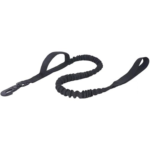 【AZIEBAY】タクティカルナイロン犬用リード|衝撃吸収・伸縮式|中型?大型犬対応|散歩・訓練・アウトドアに最適