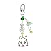 RGYBAO Fashion Statement Pendant Playful Cat Beaded Phone Strap Offering Durability and Styles Suitable for Everyday Use, 10cm, alloy, No Gemstone