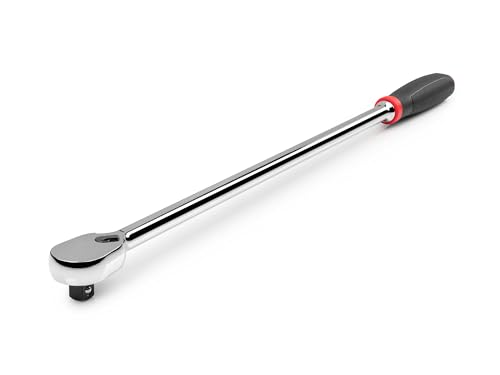 TEKTON 3/8 Inch Drive x 18 Inch Non-Quick-Release Comfort Grip Extra-Long Ratchet | SRH02118 by TEKTON - Image 2