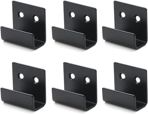 6 個コノ字 金具、金具コの字U 字型ステンレス鋼サポート壁固定ク、フック 金具耐荷重最大10kg/1個まで、 コ型金具 u字金具 コの字金具 フレームフックコの字金具