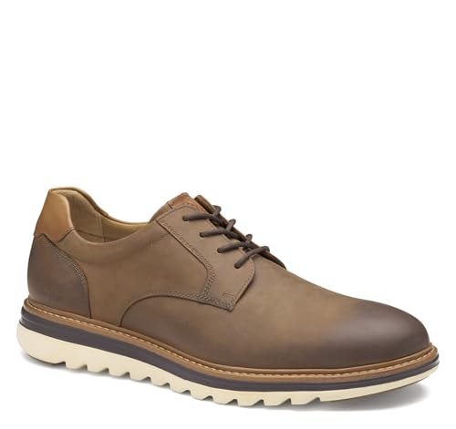 Johnston & Murphy Men's Braxton Plain Toe Lace-Up Dress Casual Oxford