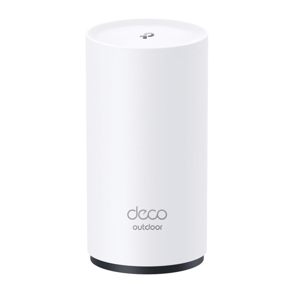 TP-Link Deco X50-Outdoor Wi-Fi 6 Mesh WLAN, AX3000 Dualband Router (2× Gigabit Ports, 802.at PoE, Außenbereich, Kompatibel mit Allen Deco-Modellen)