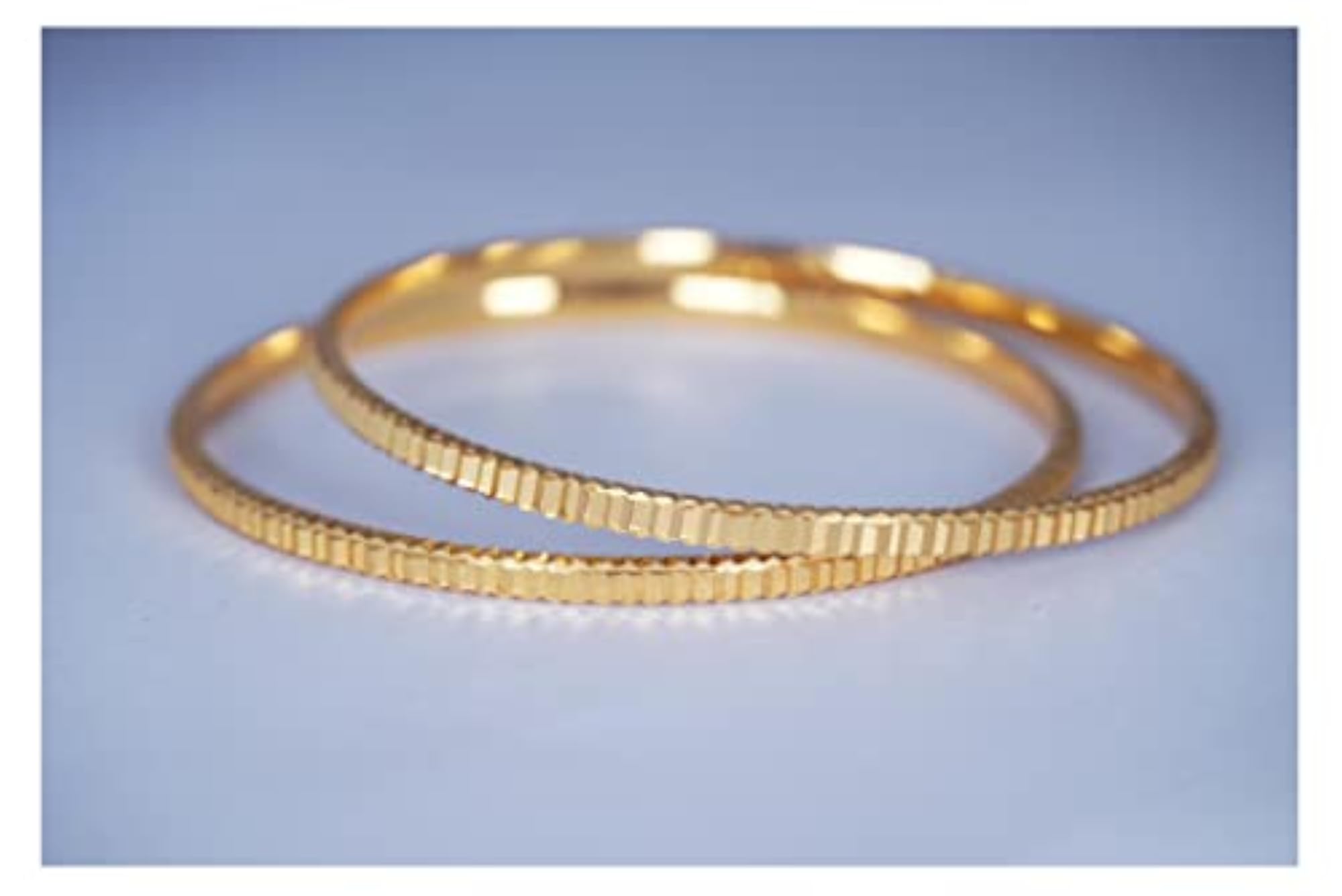 Traditional Ethnic Plated Bangle Set for Women, 1 Gm