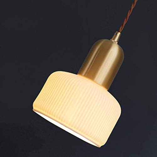 Lámpara japonesa de cerámica con cable ajustable para regular luz en pasillos 4