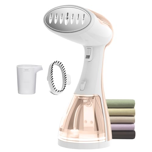 Image of Small Handheld Steamer Iron for Clothes - 1350W Portable Clothes Steamer, Removes Wrinkle with Heat-Resistant & Strong Steam for Different Fabrics, Suit for Home /Office /Travel