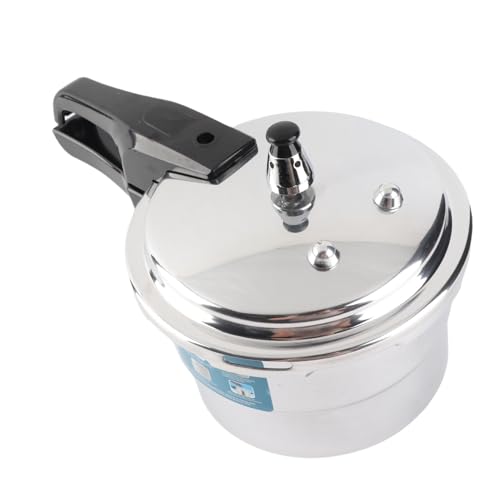 Fdit Olla a Presión de Aluminio de 3L, Diseño Fácil de Usar, Cocina Rica en Nutrientes para Cocina de Inducción Eléctrica
