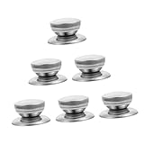 Photo Gallery zunoxaz 6 pezzi pomelli per coperchi in acciaio inossidabile manici antiscottatura resistenti temperature accessori per pentole da cucina induzione facili da sostituire e pulire Photo Gallery zunoxaz 6 pezzi pomelli per coperchi in acciaio inossidabile manici antiscottatura resistenti temperature accessori per pentole da cucina induzione facili da sostituire e pulire